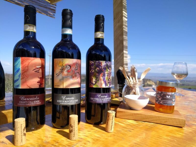 Montepulciano: Artisan Heroic Wine Tasting at the Terrace - The Experience Provider and Logistics