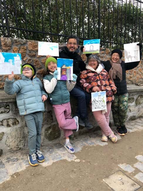 Montmarte painting session and walking tour for kids ! - The Experience: What You’ll Do