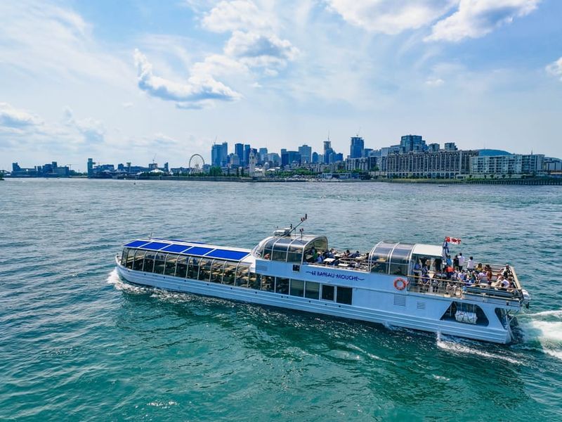 Montreal: Le Bateau-Mouche St. Lawrence Sightseeing Cruise - What you’ll see: Old Port landmarks and the big bridge moment