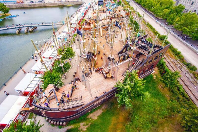 Montreal: Voiles En Voiles Aerial Park Admission Ticket - Key Points