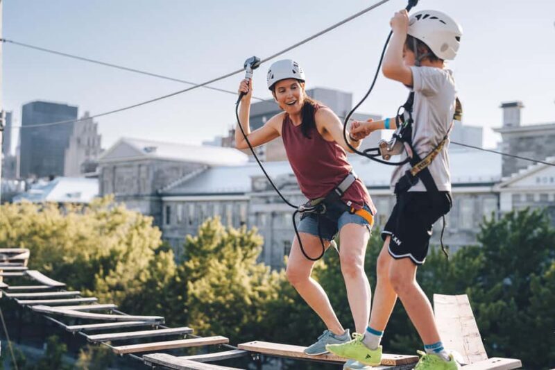 Montreal: Voiles En Voiles Aerial Park Admission Ticket - The Sum Up