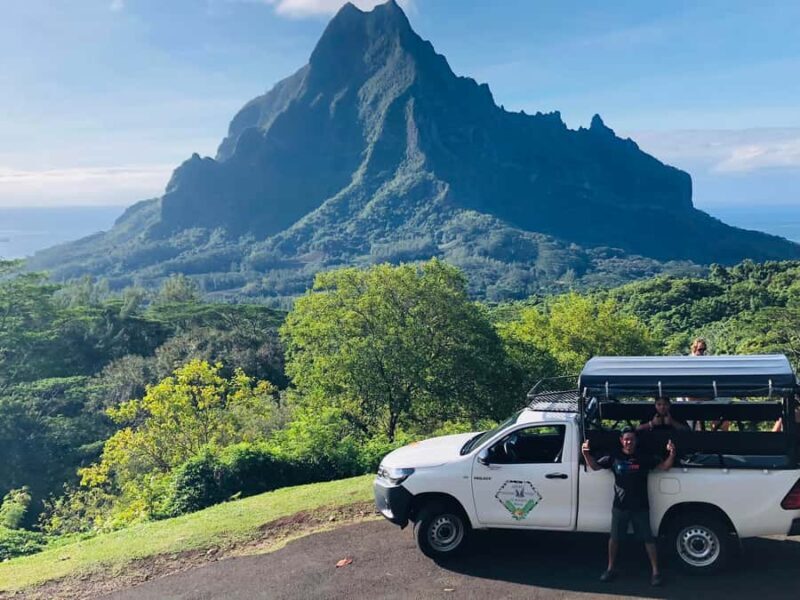 Moorea:4X4 safari excursion between land and sea with lunch - Scenic Stops and Cultural Experiences