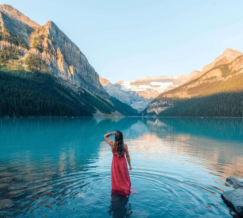 Moraine Lake Sunrise & Lake Louise Golden Hour Experience - Key Points