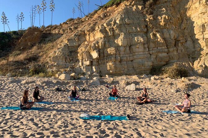 Morning or Sunrise Beach Yoga in Lagos by el Sol Lifestyle - The Vibe and the Group