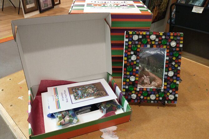 Mosaic Picture Frame Art Kit in Estes Park - The Experience in Detail