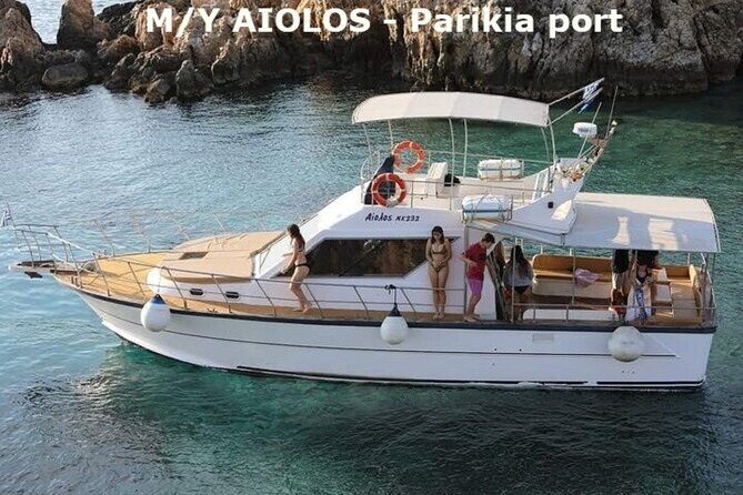 Motor Yacht Sea Tour Antiparos and Despotico from Parikia/Paros - Exploring the Motor Yacht Sea Tour Antiparos and Despotiko from Parikia/Paros