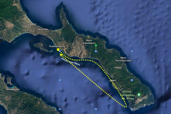 Mount Athos Sightseeing Luxury Cruise with Glassbottom - Key Points