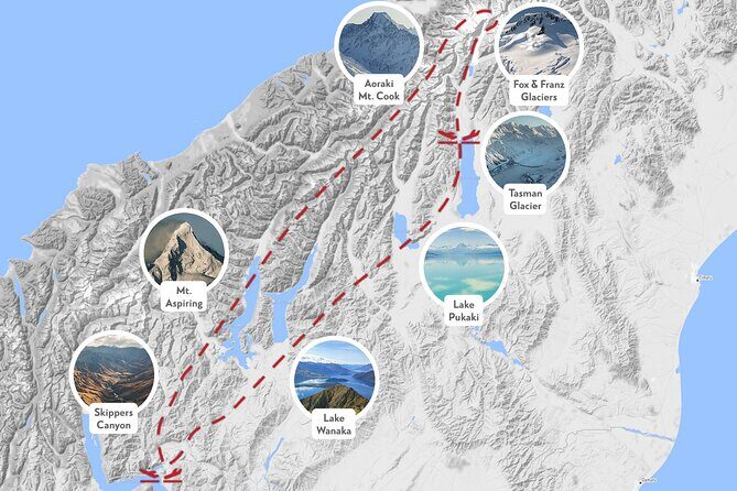 Mt. Cook Fly Explore Fly ex Queenstown by Glenorchy Air - The Land at Mount Cook: A Quiet Marvel