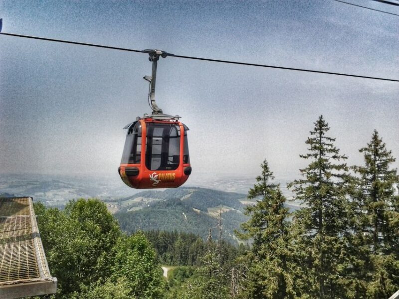 Mt. Pilatus Golden Roundtrip Private Day Trip from Basel - The Descent: The Aerial Cableway
