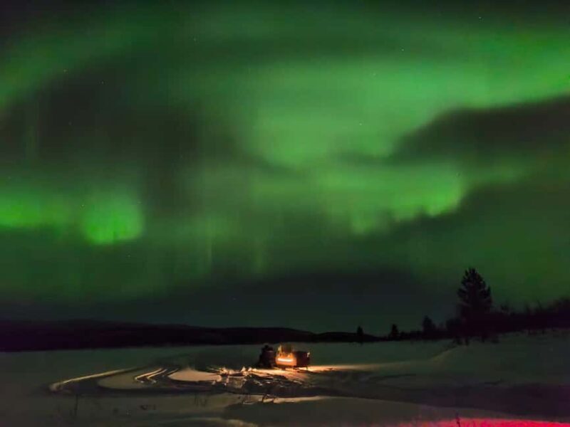 Muotkantunturi Park, Inari - Intense Northern Lights on a Lappish Sleigh - Discovering the Northern Lights on a Lappish Sleigh Ride: An Honest Look