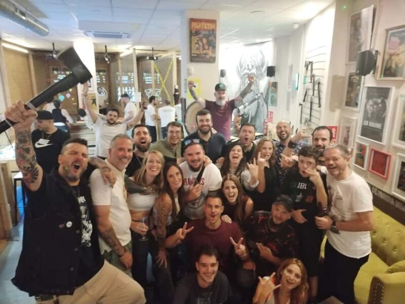 Murcia: 1-hour axe throwing at a rock bar in the center - What to Expect from Your Axe Throwing Experience in Murcia