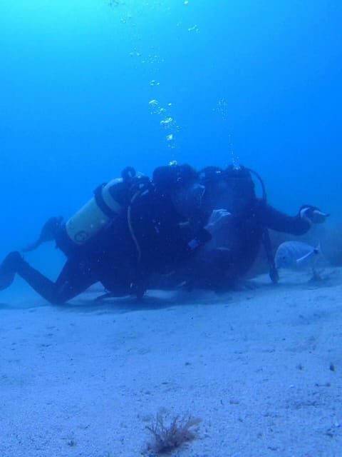 My first scuba dive in the Ocean from Madeira - The Equipment and Safety Measures