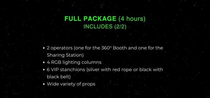 Mykonos: 360 Photo Booth for your event (wedding party etc) - Key Points