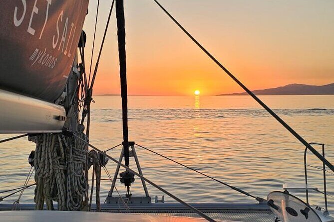 Mykonos Catamaran Sunset Semi private Cruise with transfer - What to Expect from the Mykonos Sunset Catamaran Cruise