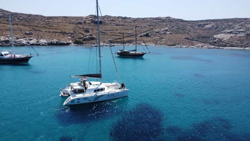 Mykonos: Day Boho Experience Catamaran Cruise - Key Points