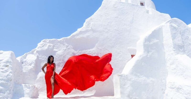 Mykonos: Flying Dress Photoshoot - The Itinerary in Detail