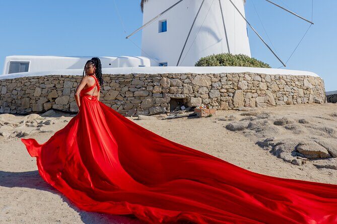 Mykonos Flying Dress Photoshoot - Who Will Love This Experience?