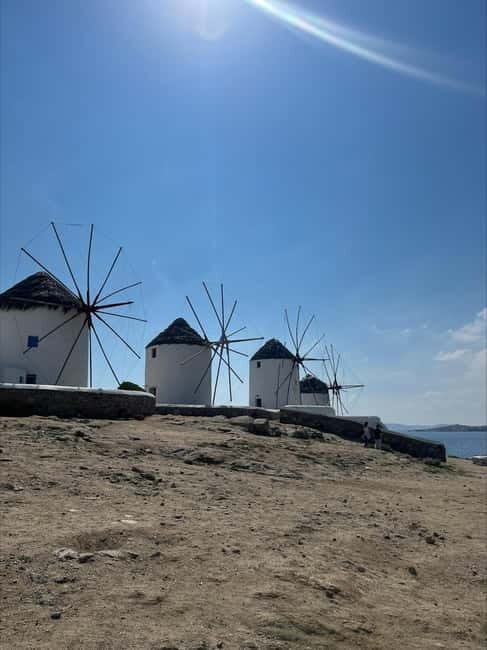 Mykonos: Guided Highlights Tour - Panormos Beach (Pass by)