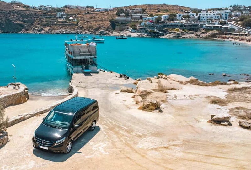 Mykonos: Guided Highlights Tour - Ftelia (Pass by, 15 minutes)