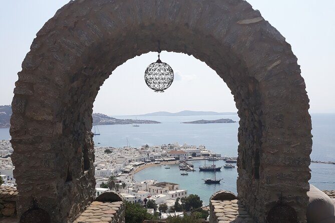 Mykonos Semi Private Bus Tour in English Spanish - Key Points