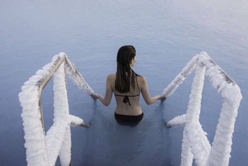 Mývatn: Myvatn Nature Baths Admission Ticket - The views: Hverjfall crater area and Lake Myvatn from the water