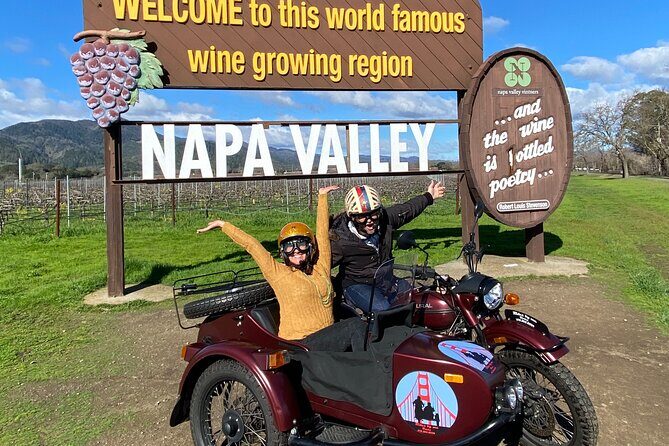 Napa Valley Classic Sidecar Wine tours - Key Points