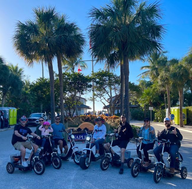 Naples Florida: Downtown Electric Trike Tour - Family Fun - Exploring Naples in Style and Comfort