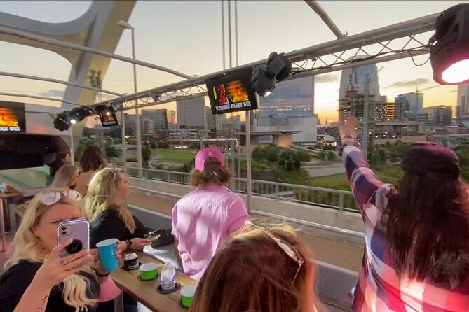 Nashville Open-Air Public Party Bus Tour with Onboard DJ & Bartender - The Itinerary in Detail
