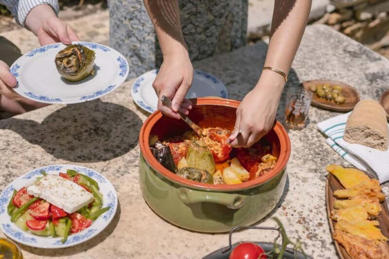 Naxos: Family Farm-table Cooking, Kouros Tour & Live Music - The Outdoor Kitchen and Cooking Class