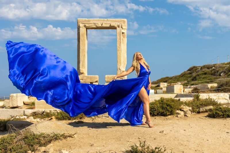 Naxos Flying Dress Photo Shooting - Key Points