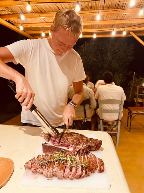 Naxos : Private BBQ night in the olive grove - The Food: Authentic and Delicious