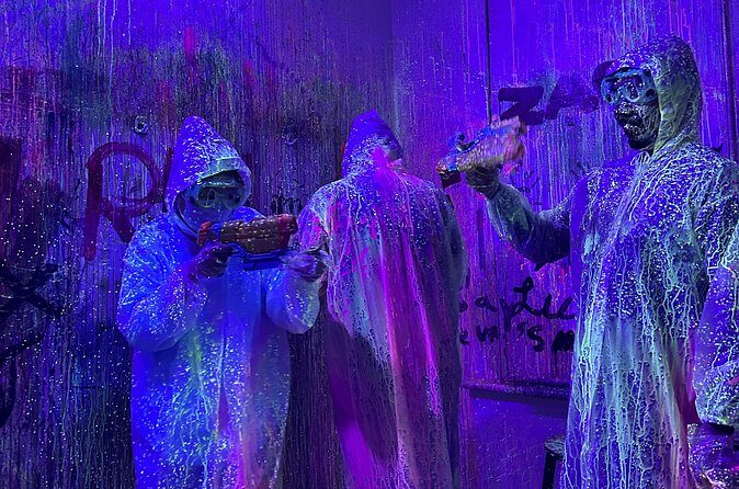 Neon Battle Splatter Painting in Toronto - What’s Not Included?