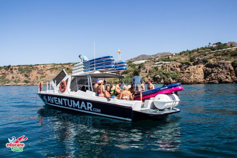 Nerja: Maro Waterfall Boat Trip with Paddleboarding & Drink - FAQ