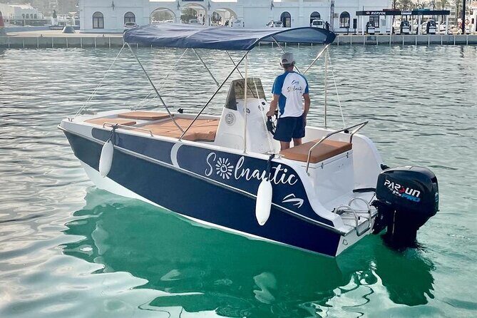 New 2025!! Unlicensed boat for dolphin watching - Experience the Malaga Coast from a New Perspective with an Unlicensed Dolphin-Watching Boat