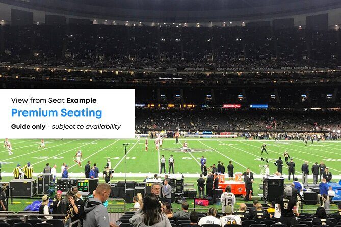 New Orleans Saints Football Game Ticket at Caesars Superdome - FAQs