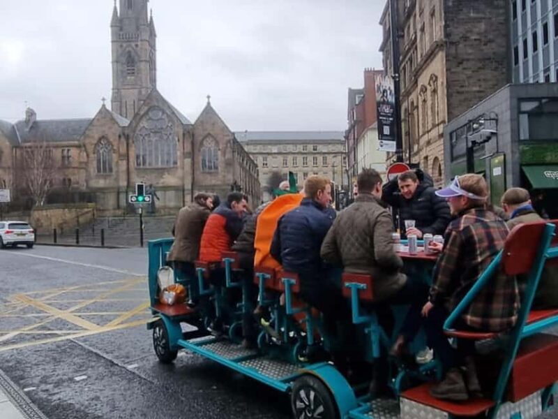 Newcastle: Beer Bike Tour with Drinks - Key Points