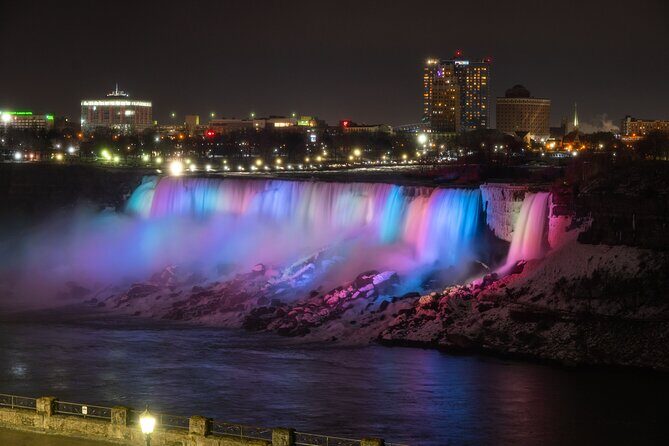 Niagara Falls Evening Tour with Boat, Journey, Dinner & Fireworks - Frequently Asked Questions