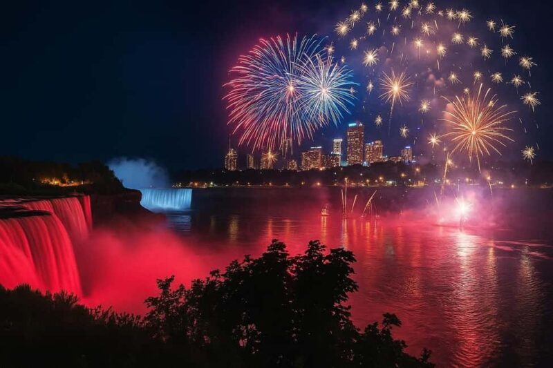 Niagara Falls: Skylon Tower, Fireworks & Walking Tour Canada - FAQ
