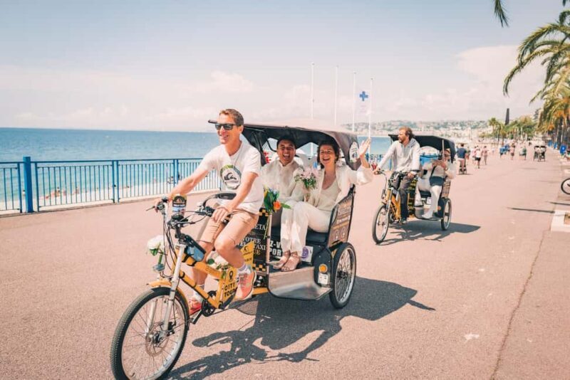 Nice: Family city tour by bicycle Electric cab (4 comfort seats) - Exploring the Nice: Family City Tour by Electric Cab