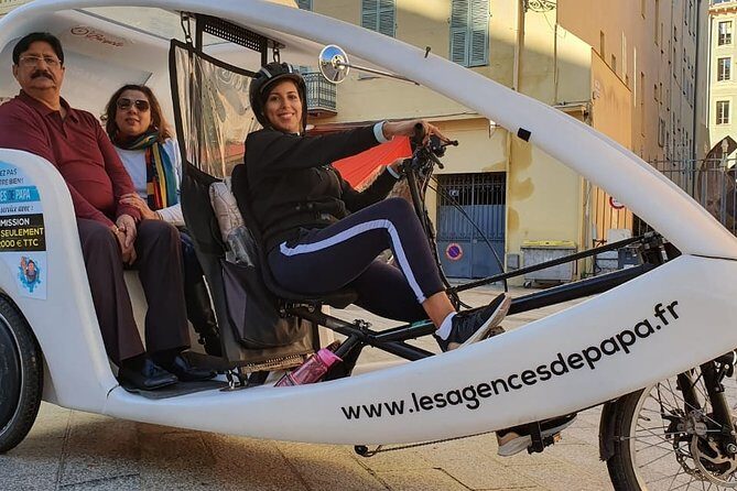 Nice: Visit of Nice by electrically assisted bike taxi 1 hour. - Getting to Know the Tour