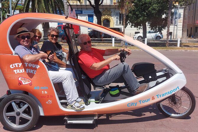 Nice: Visit of Nice by electrically assisted bike taxi 1 hour. - The Experience You Can Expect