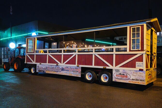 Night-Time Hayride Sightseeing Tractor Tour of Nashville - What to Expect from the Nashville Nighttime Hayride