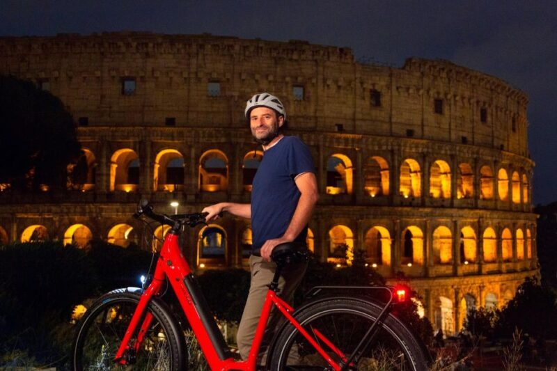 Night Tour of Rome with Top E-bike & optional Italian Dinner - Key Points