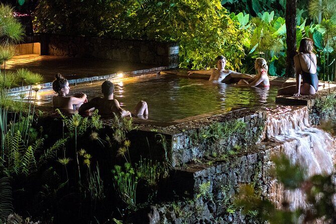 night tour poça da beija 99.99 entries and dinner included - A Relaxing Night Tour with Thermal Baths and Dinner in São Miguel: What to Expect