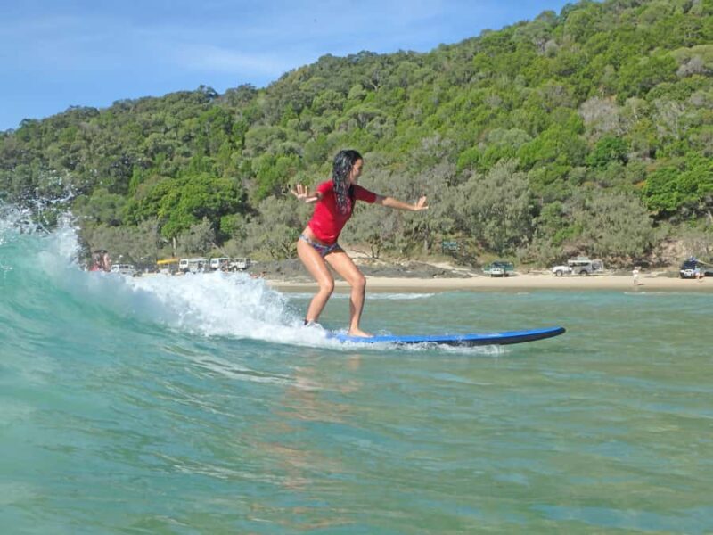 Noosa: Epic Learn to Surf Safari 4x4 - Double Island Point - Key Points