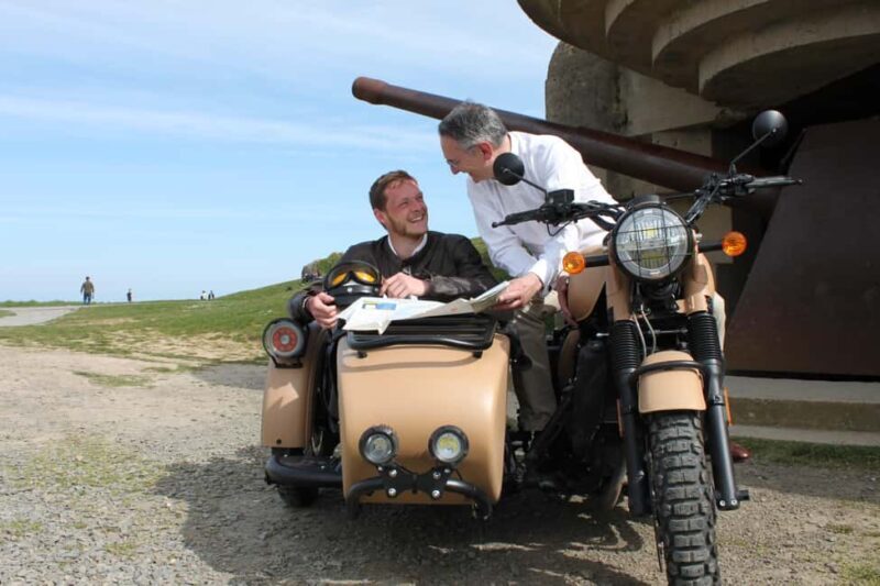 Normandy World War II Private 2 Hours Sidecar Tour Bayeux - Key Points