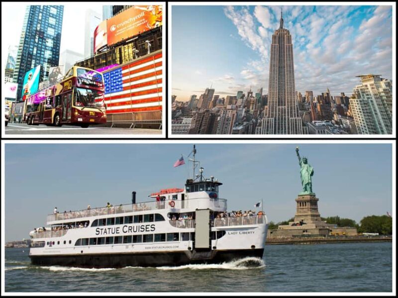 NY: Statue of Liberty, Empire State, and Hop-on Hop-off Tour - Key Points