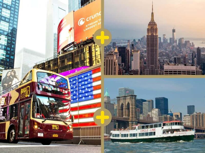 NYC Bundle: Empire State, Big Bus Tour, & Circle Line Cruise - FAQ