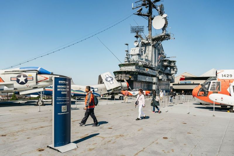 NYC: Intrepid Museum Entry Ticket - Flight Deck and Restoration Tent: Where Aircraft Scale Hits You