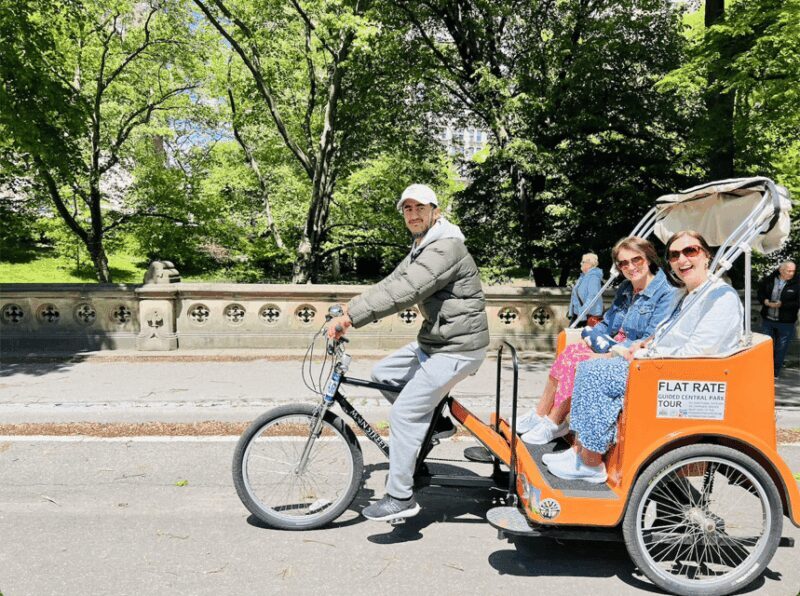 NYC: Private Central Park Pedicab Tours / PICKUP FROM MUSEUM - Value for Money